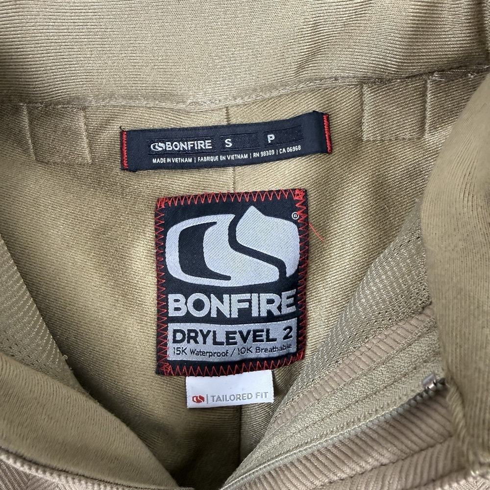 Bonfire Men's 15K Dry‎ Level 2 Small Tan Snowboard Ski  Snow Pants  30x32 - Picture 9 of 15